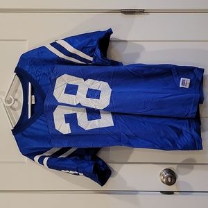 Vintage Marshall Faulk Jersey on a Wilson Brand Jersey. Men's Size Large